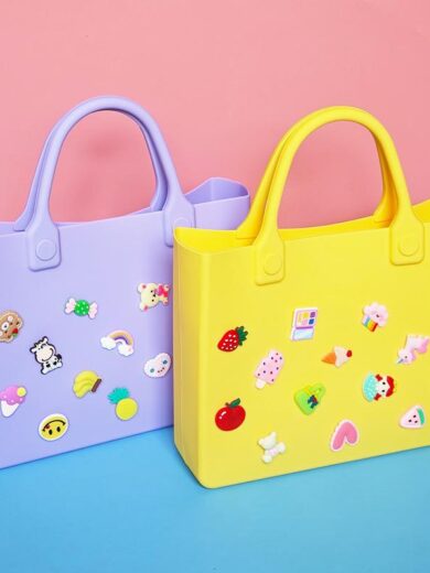 Silicon Bags With Charms