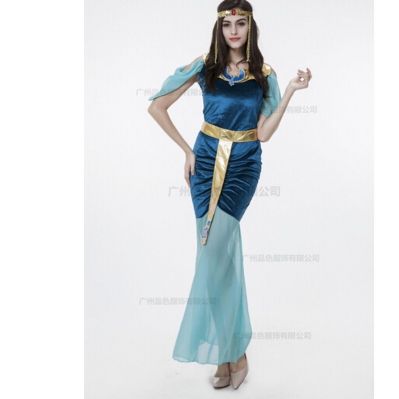 Egypt Goddess Woman Costume Superhero Party Carnival Role Play Sexy